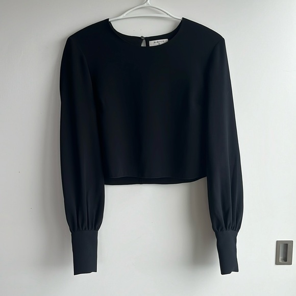 Aritzia Babaton Black Blouse XS - Picture 1 of 6